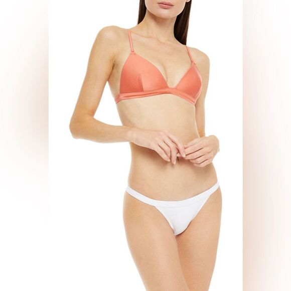 ZIMMERMANN Triangle bikini top Peach - Picture 2 of 9